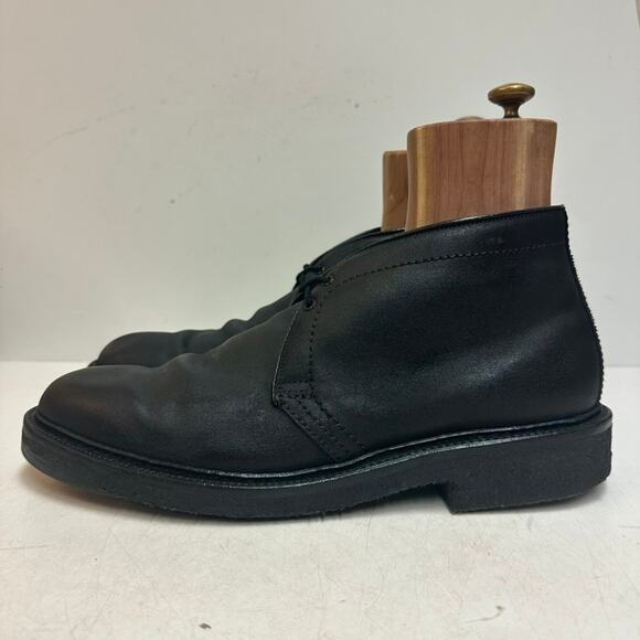 EUC Alden x J. Crew D4708 CUSTOM Black Oiled Suede Chukka Boot Made in USA 11 D main image 10